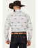Image #4 - Rough Stock by Panhandle Men's Southwestern Print Ripstop Long Sleeve Snap Performance Western Shirt, , hi-res