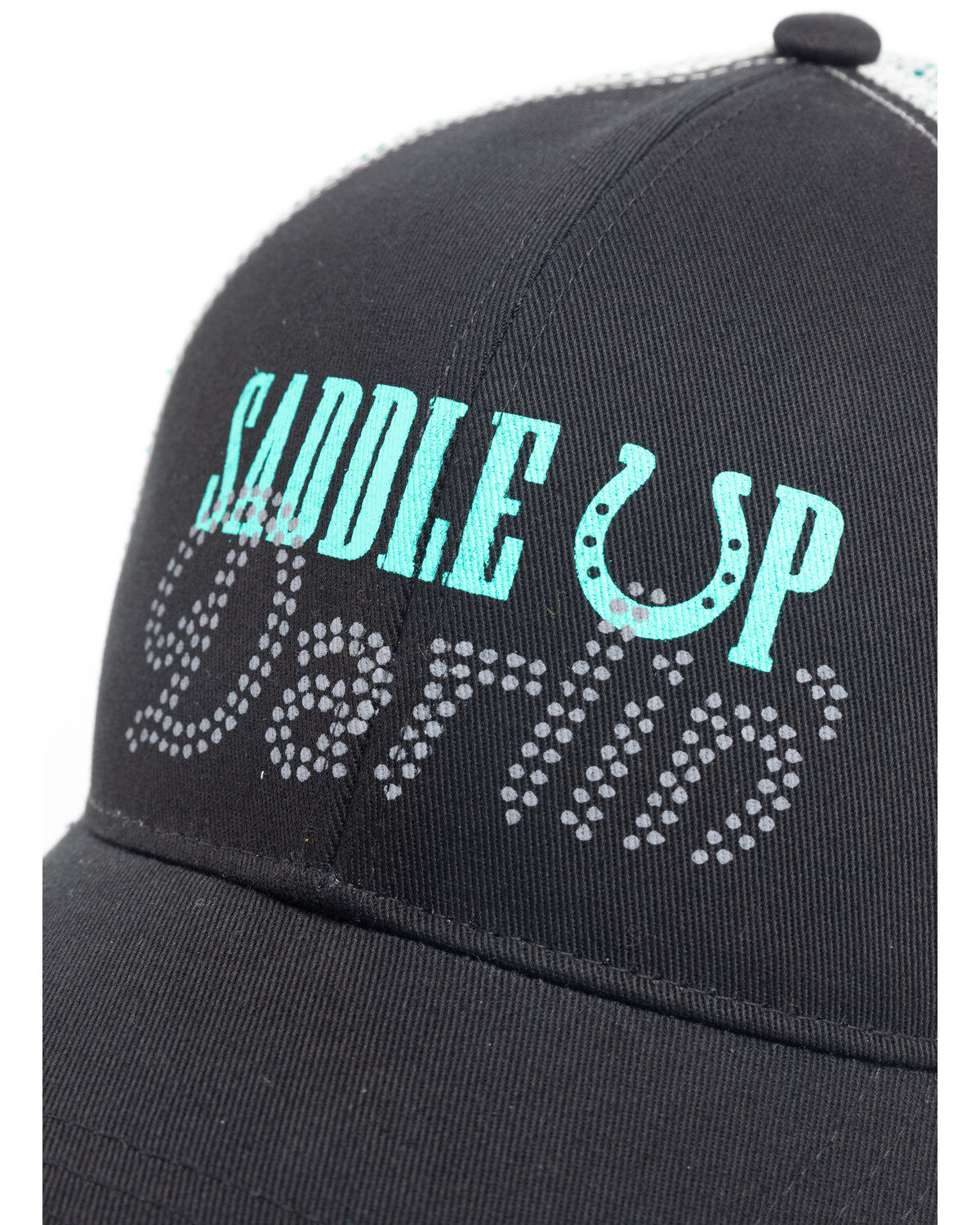 Image #6 - Shyanne Women's Saddle Up Darlin Mesh Ball Cap , Black, hi-res