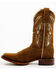 Caborca Silver Women's Maisie Star And Hearts Inlay Western Boots - Broad Square Toe, Tan, hi-res