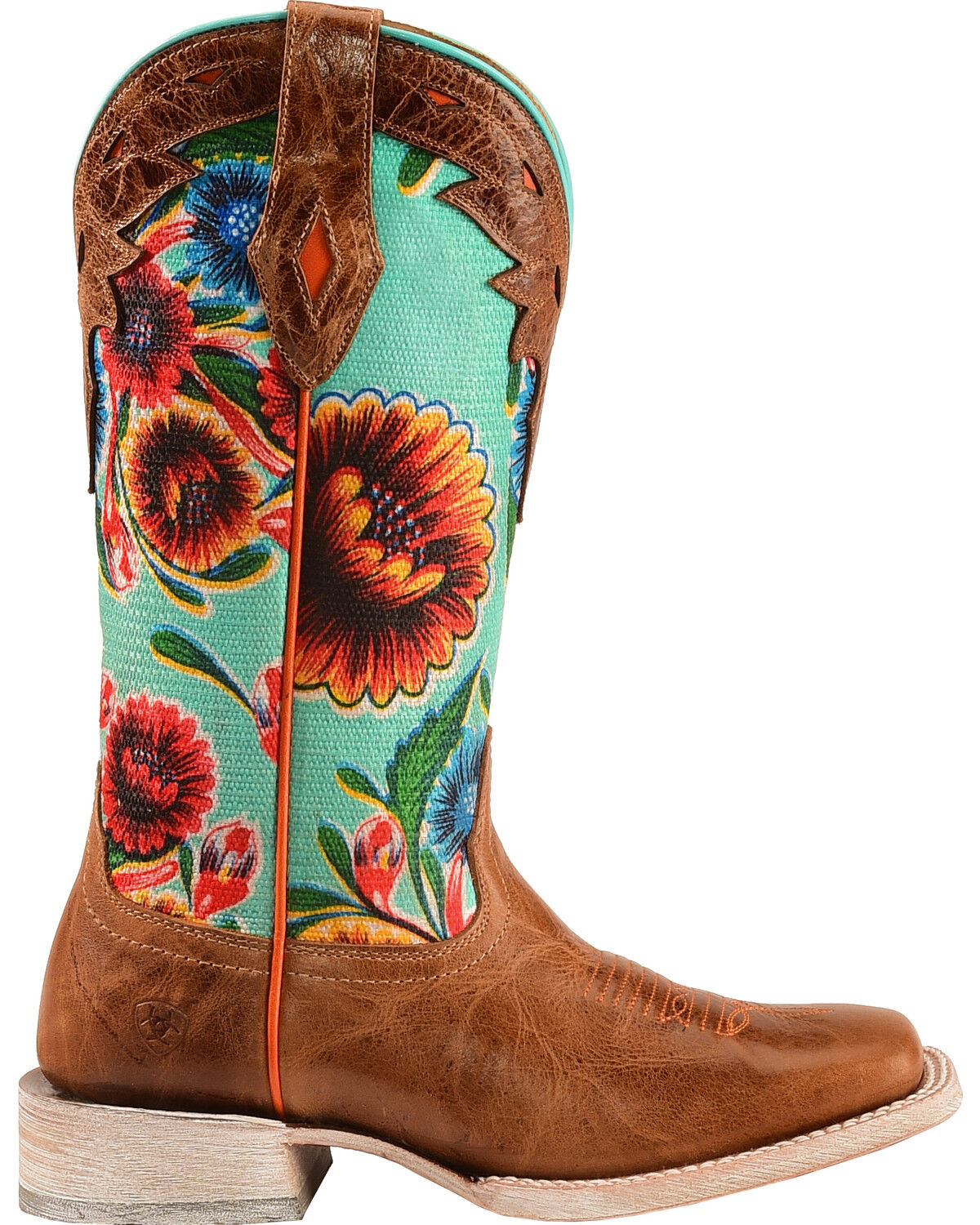 ariat floral textile boots