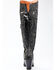 Image #5 - Dan Post Women's Black Snake Print Western Boots - Snip Toe, , hi-res