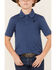 Image #3 - Rock & Roll Denim Boys' Short Sleeve Polo Shirt, Blue, hi-res