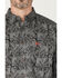 Image #3 - Ariat Men's FR Bogart Classic Fit Long Sleeve Button-Down Work Shirt, Black, hi-res