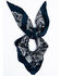 Image #1 - Cody James Men's Silk Black Paisley Bandana, Black, hi-res