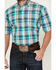 Image #3 - Roper Men's Amarillo Large Plaid Print Short Sleeve Button-Down Western Shirt, , hi-res
