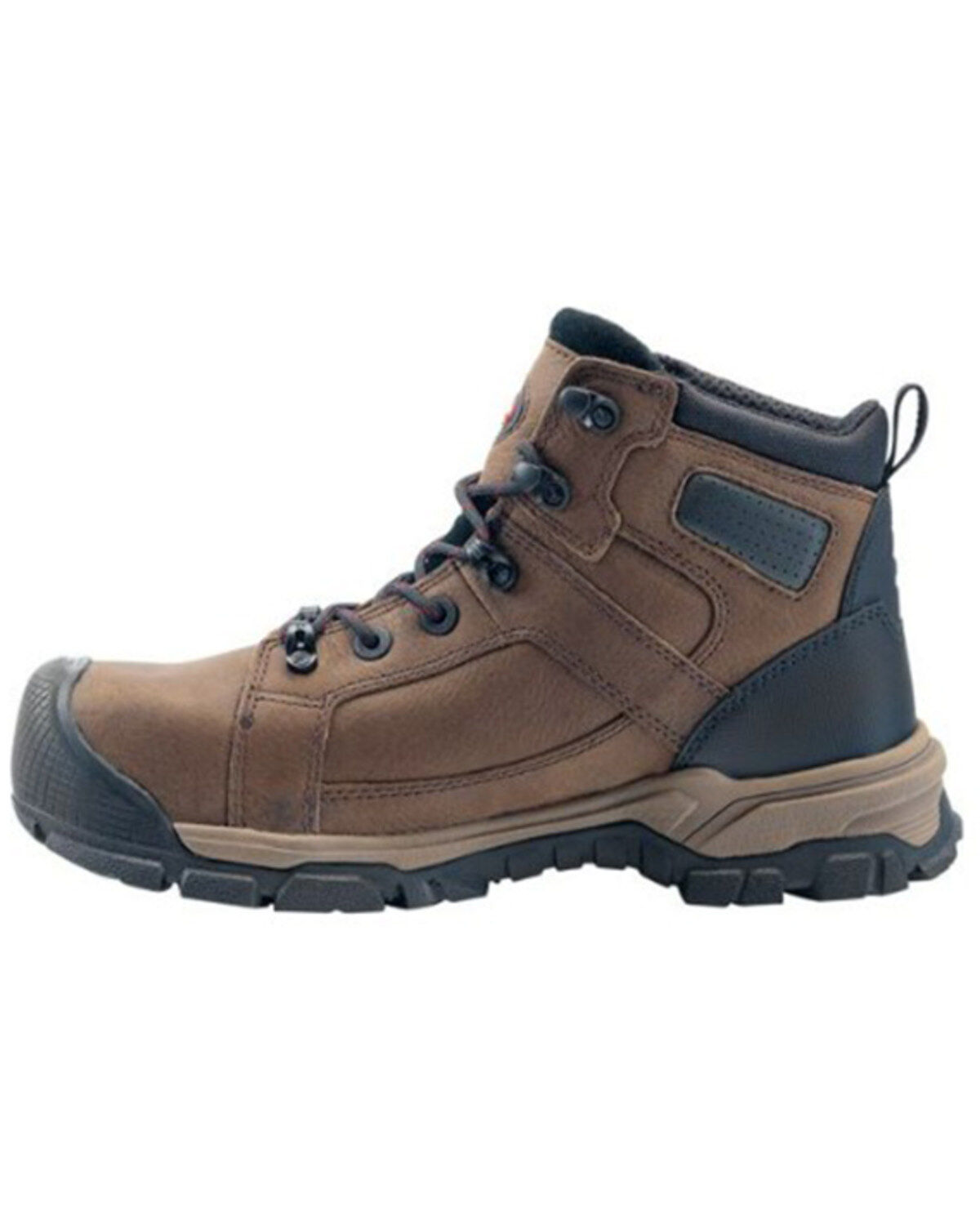 Image #3 - Avenger Men's Ripsaw Mid 6" Lace-Up Waterproof Work Boots - Alloy Toe, Brown, hi-res