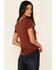 Idyllwind Women's Honky Tonk Stud Short Sleeve Top , Rust Copper, hi-res