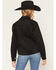 Image #4 - Idyllwind Women's Norton Faux Suede Bonded Fringe Shacket, Black, hi-res