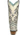 Corral Women's White Turquoise Glitter Chameleon Sun Boots - Snip Toe , , hi-res