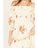 Wild Moss Women's Jacquard Smocked Front Dress, Ivory, hi-res