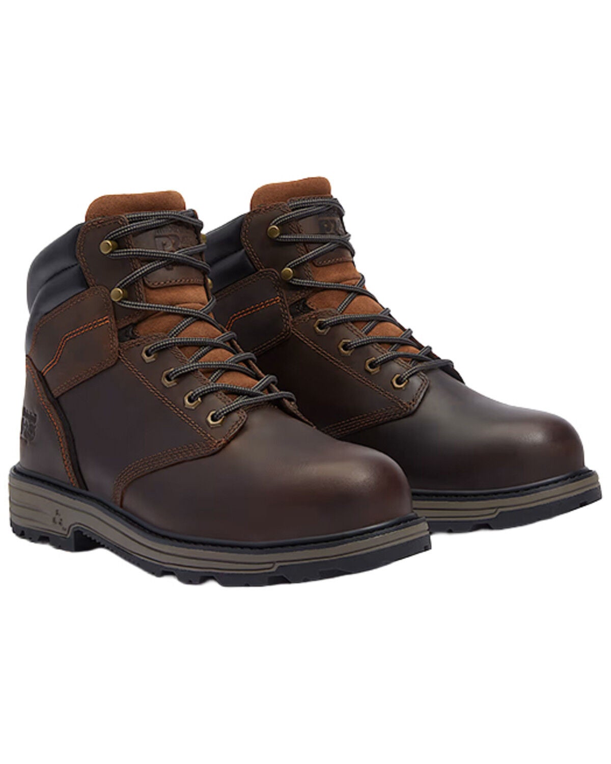 Image #1 - Timberland PRO Men's Titan Tasker 6" Work Boots - Alloy Toe, Dark Brown, hi-res