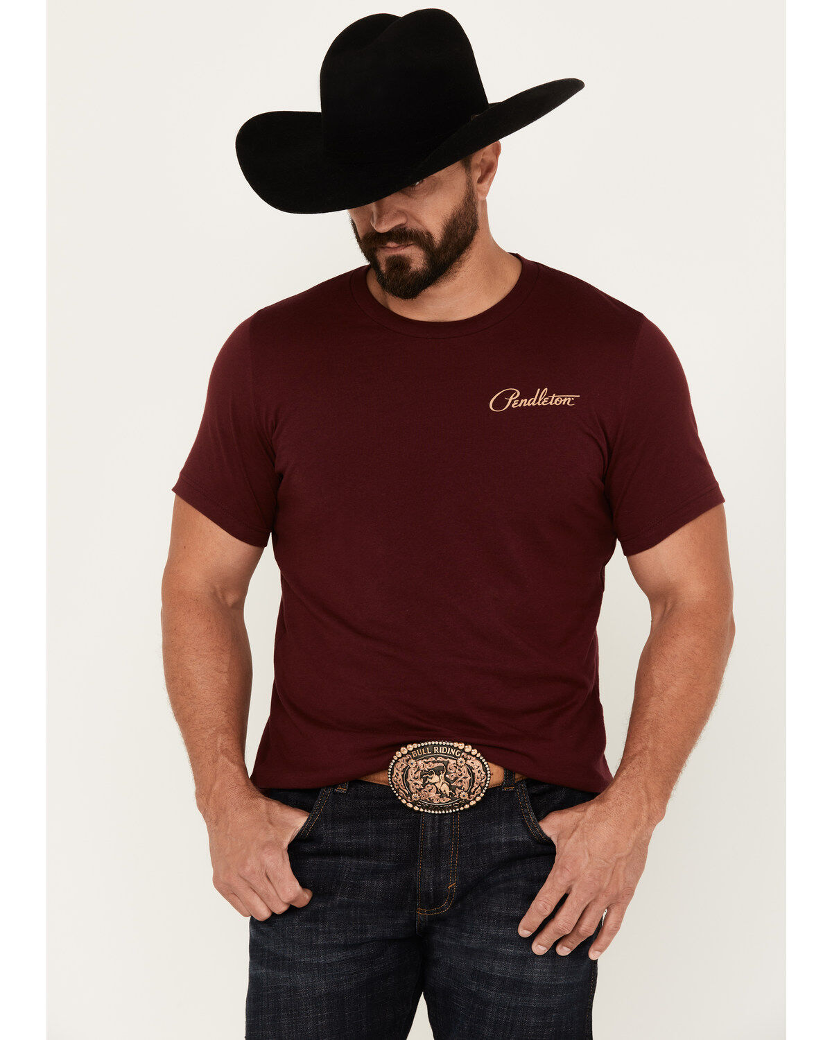 Image #1 - Pendleton Men's River Logo Short Sleeve Graphic T-Shirt, , hi-res