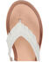 Image #6 - Frye Women's Ava Fringe Sandals, White, hi-res