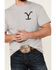 Image #3 - Paramount Network's Yellowstone Men's Rip For The Brand Graphic Short Sleeve T-Shirt, Heather Grey, hi-res