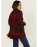 Image #4 - Vocal Women's Tweed Plaid Fringe Jacket, , hi-res