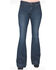 Cowgirl Tuff Women's Dark Wash Charisma Trouser , Blue, hi-res