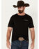 Ariat Men's Southwestern Logo Short Sleeve Graphic T-Shirt, Black, hi-res