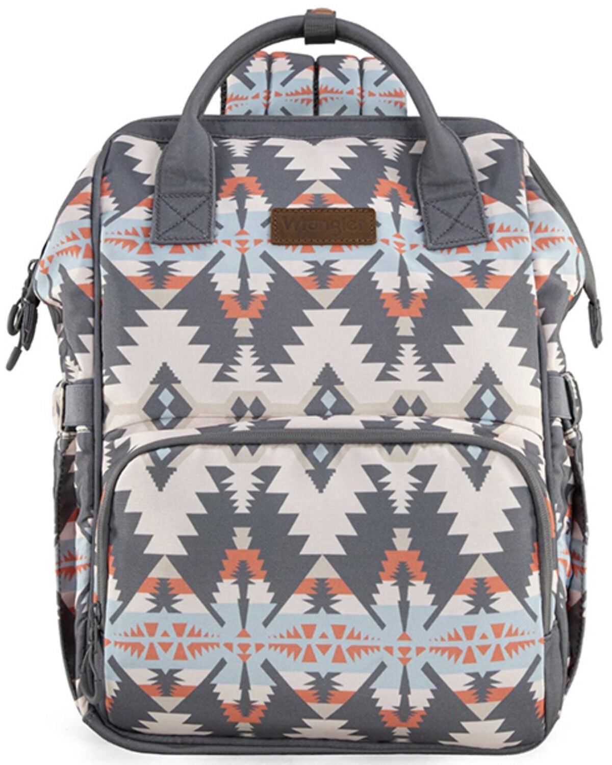 Image #1 - Wrangler Southwestern Print Callie Backpack, Grey, hi-res