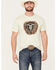 Image #1 - Cody James Men's Do No Harm Take No Bull Short Sleeve Graphic T-Shirt, Wheat, hi-res