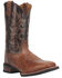 Laredo Men's Broken Bow Western Performance Boots - Broad Square Toe, Rust Copper, hi-res