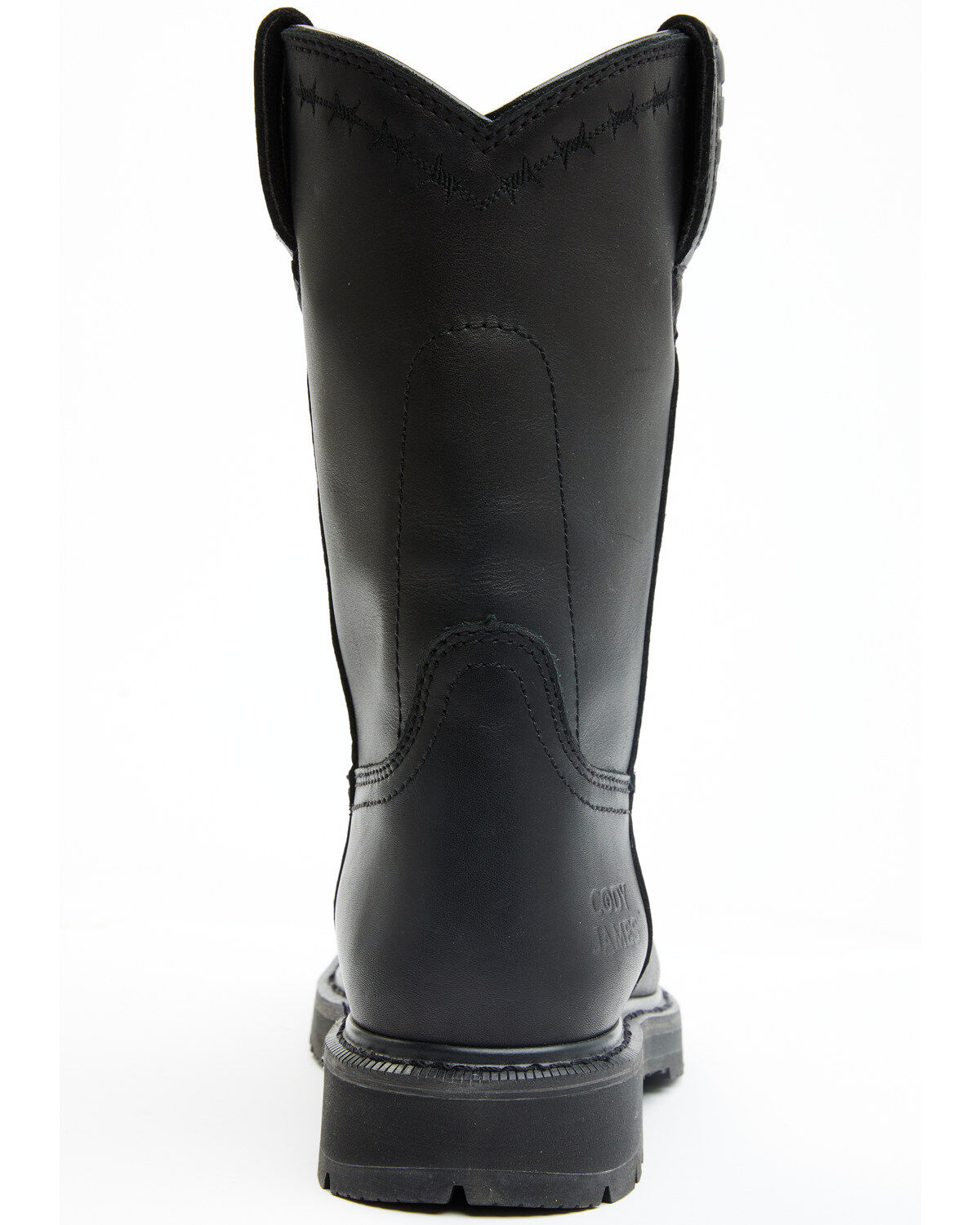 Image #5 - Cody James Men's Uniform Western Work Boots - Composite Toe, Black, hi-res