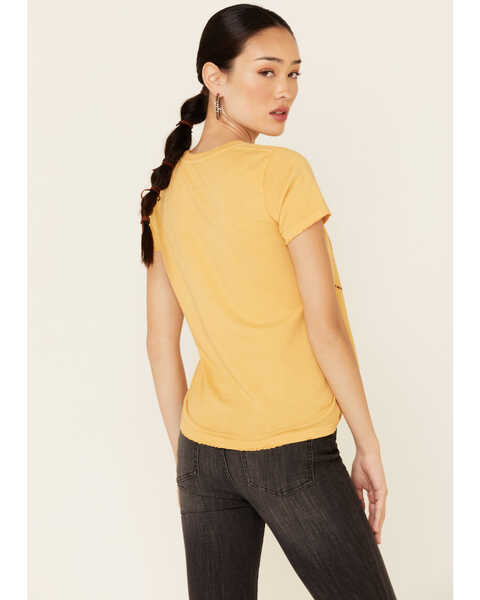Image #4 - Bandit Brand Women's Mustard Silver Spur Spoon Graphic Tee , , hi-res