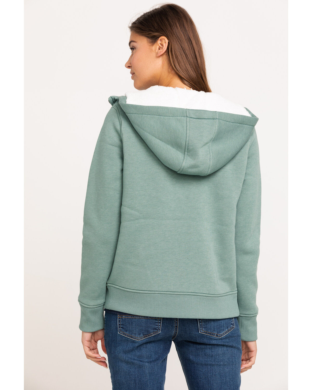 Image #2 - Carhartt Women's Clarksburg Sherpa-Lined Hoodie, , hi-res