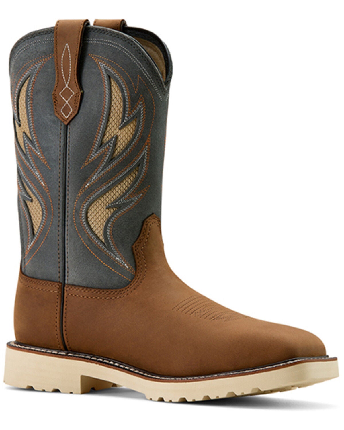 Ariat Men's Activator VenttTEK Work Boots - Steel Toe, Brown, hi-res