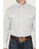 Image #3 - George Strait by Wrangler Men's Diamond Geo Print Long Sleeve Snap Stretch Western Shirt, White, hi-res