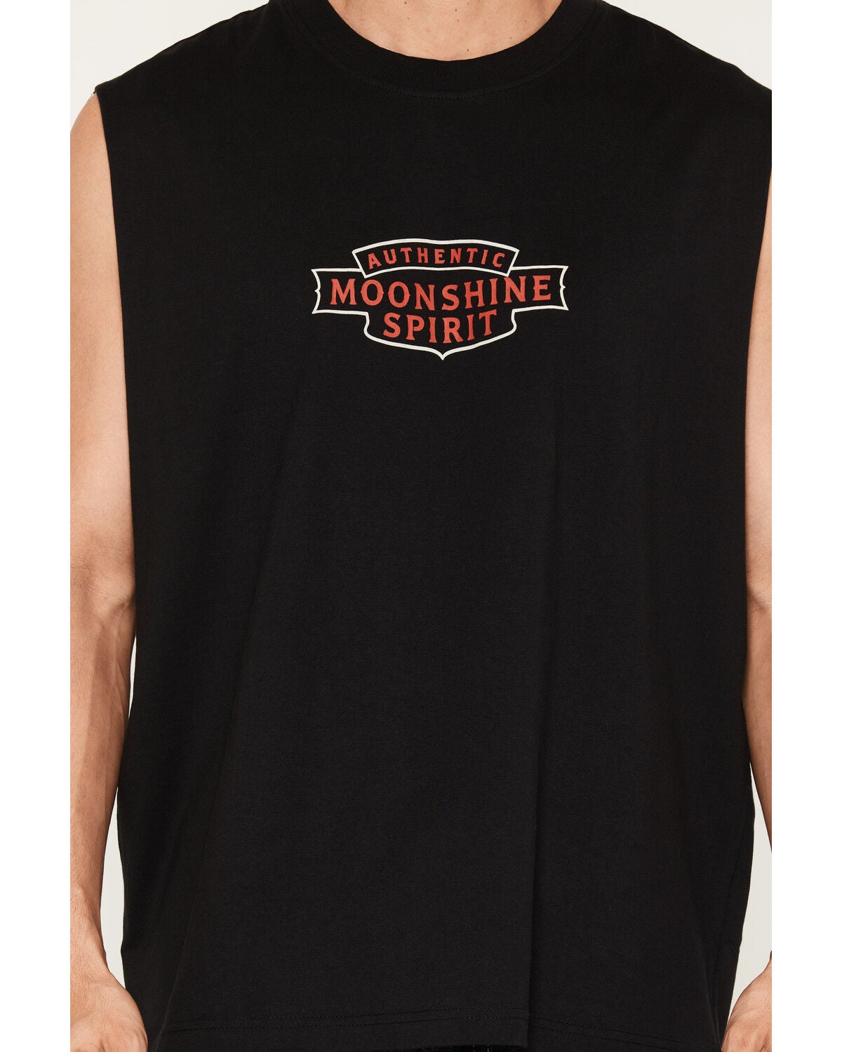 Image #3 - Moonshine Spirit&reg; Men's Authentic Muscle Tee, Black, hi-res