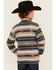 Image #4 - Cinch Boys' Striped Polar Fleece Pullover, Black, hi-res