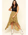 Image #6 - Rock & Roll Denim Women's Mustard Floral Hanky Skirt, , hi-res