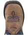 Image #2 - Smoky Mountain Toddler Stars and Stripes Western Boots - Square Toe, Distressed Brown, hi-res