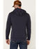 Image #4 - Flag & Anthem Men's Navy Colerain Burnout Fleece Hooded Sweatshirt, Navy, hi-res