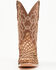 Image #4 - Cody James Men's Exotic Pirarucu Western Boots - Square Toe, Brown, hi-res