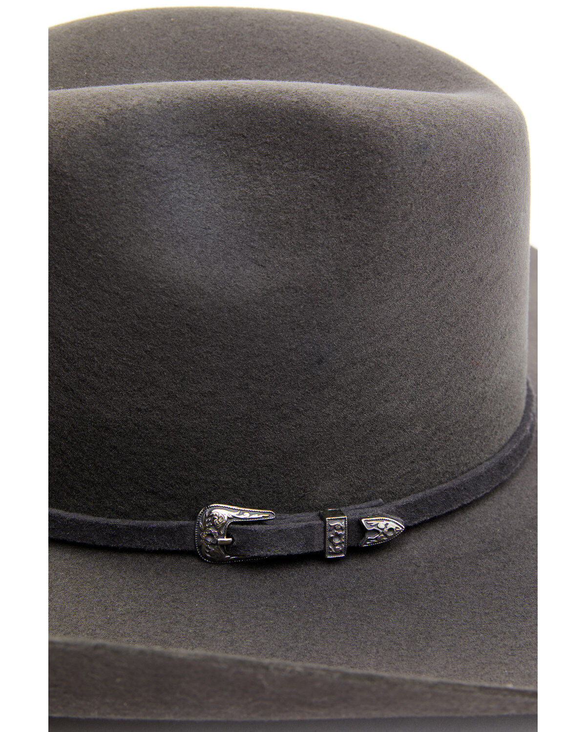 Image #2 - Cody James Top Hand 3X Felt Cowboy Hat, Grey, hi-res