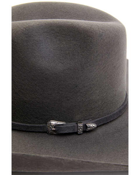 Cody James Men's 3X Wool Felt Granite Top Hand Western Hat , Grey, hi-res