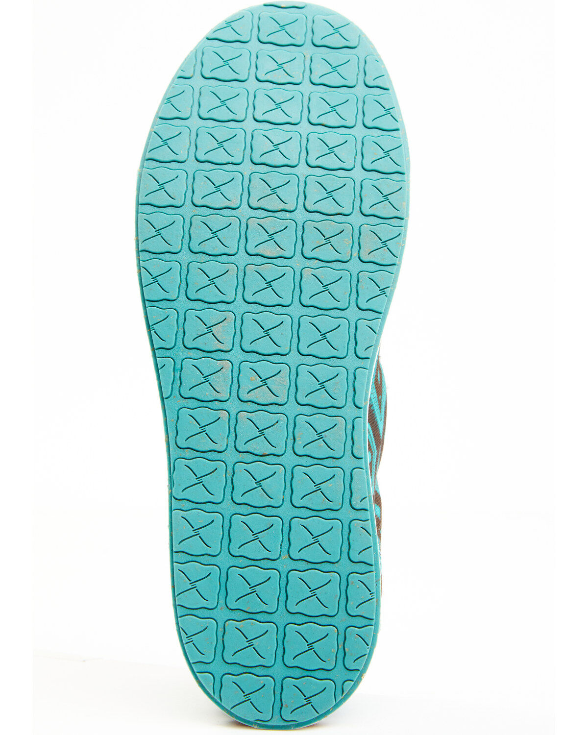 Image #7 - Twisted X Women's Southwestern Pattern Casual Kicks Slip-On Shoes - Moc Toe, Chocolate/turquoise, hi-res