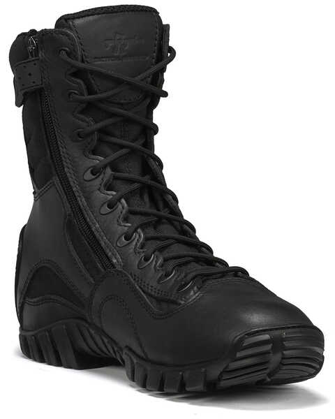 Image #1 - Belleville Men's TR Khyber Hot Weather Military Boots - Soft Toe , Black, hi-res