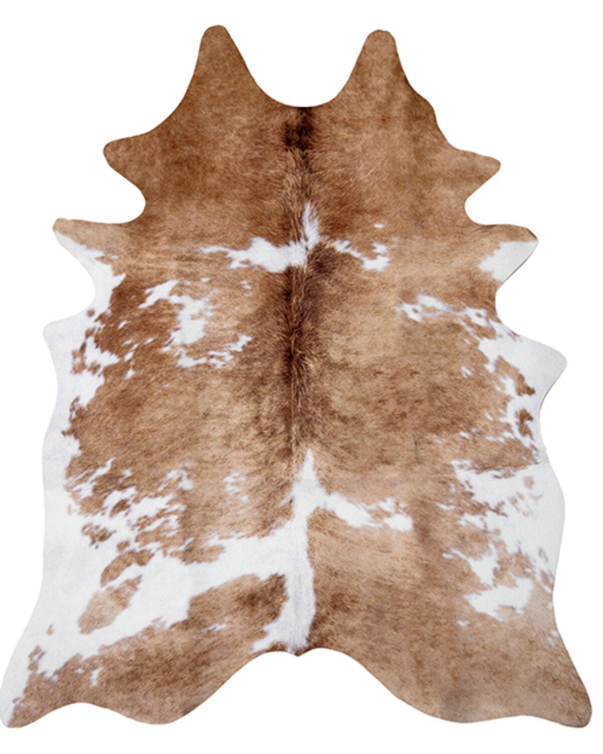 Carstens Home Small Light Brindle Cowhide Rug, Brown, hi-res