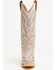 Image #4 - Circle G Women's Triad Embroidered Tall Western Boots - Snip Toe, White, hi-res