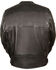 Image #3 - Milwaukee Leather Men's Quilted Pattern Scooter Jacket - Big 3X, Black, hi-res