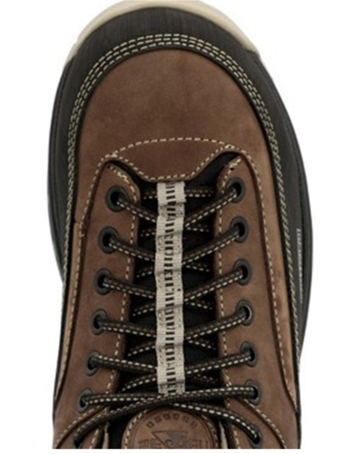 Image #6 - Rocky Men's Mountain Stalker Pro Waterproof Lace-Up Hiking Work Oxford Shoes - Round Toe, Black/brown, hi-res