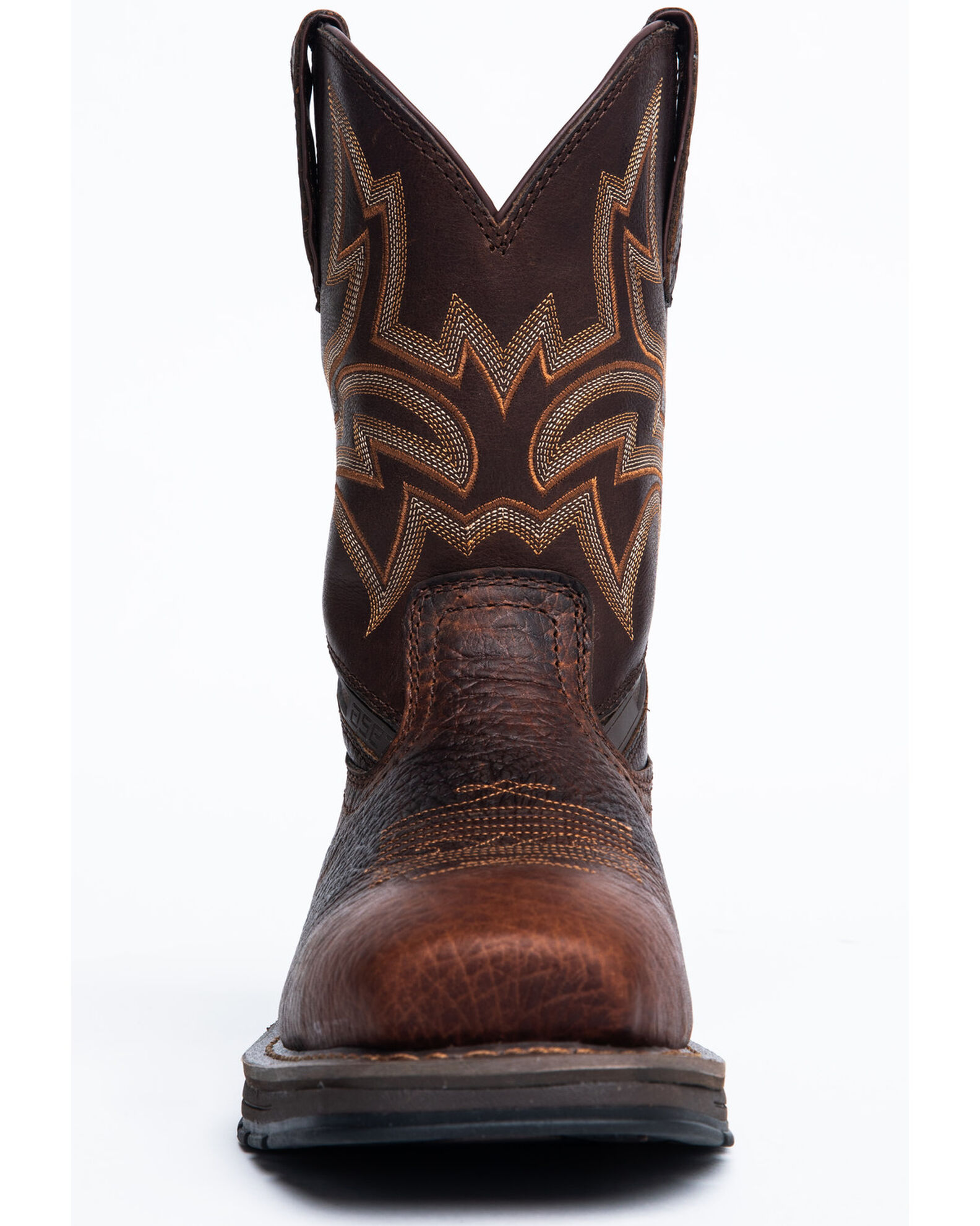 Image #4 - Cody James Men's ASE7 Disruptor Western Work Boots - Nano Composite Toe, Brown, hi-res