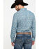 Image #2 - Scully Signature Soft Series Men's Turquoise Paisley Print Long Sleeve Western Shirt, , hi-res