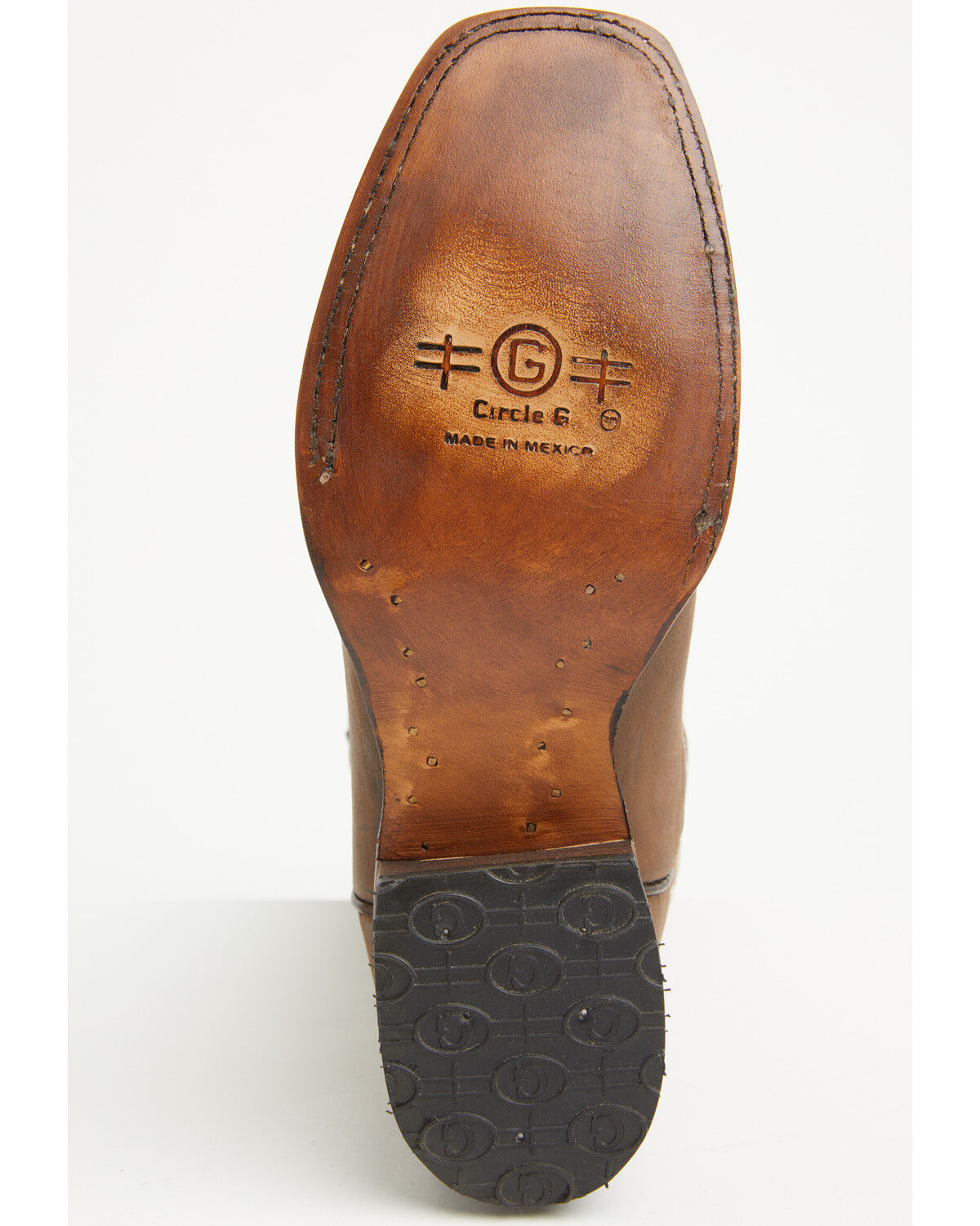 Image #7 - Circle G Women's Floral Embroidered Western Boots - Square Toe, Brown, hi-res