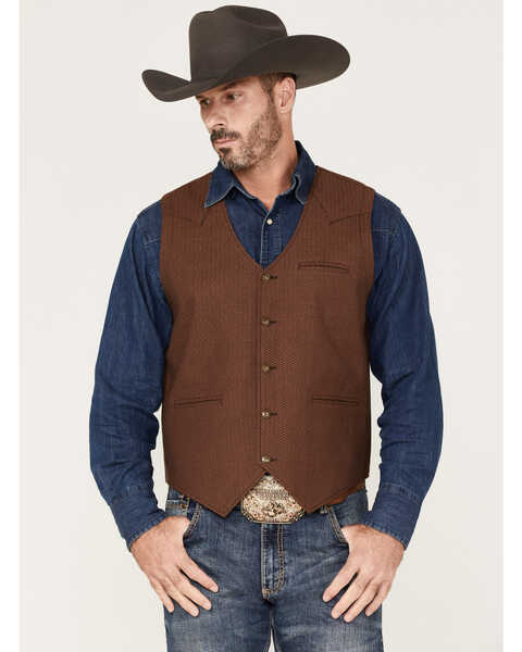 Image #1 - Cody James Men's Sunday Best Vest, Brown, hi-res