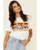 Image #1 - Polagram Women's Desert Dreams Graphic Tee, White, hi-res