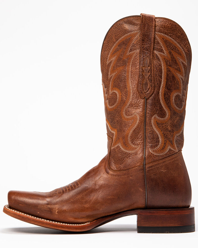 men's square toe western boots