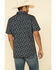 Moonshine Spirit Men's Excalibur Paisley Print Short Sleeve Western Shirt , Black, hi-res